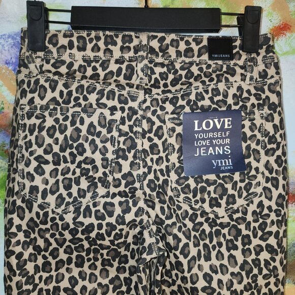 Ymi Leopard Print High Rise Skinny Jeans - Picture 7 of 11